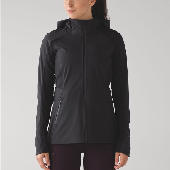 Lululemon black Sleet Sprinter jacket  size 2 - Picture 2 of 5